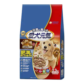 愛犬元気 肥満が気になる愛犬用 ビーフ・ささみ・野菜・小魚入り 2.3kg