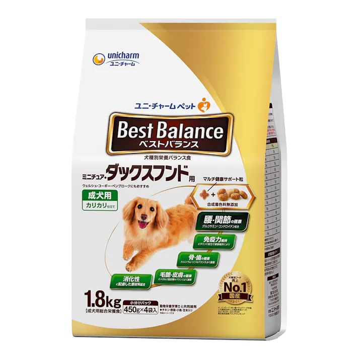 ベストバランス ミニチュア・ダックスフンド用 成犬用 1.8kg