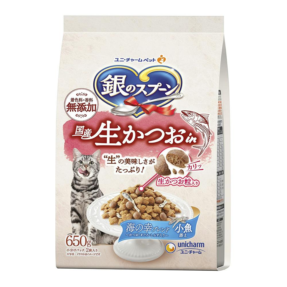 銀のスプーン 国産生かつおin 海の幸ブレンド 小魚添え 650g