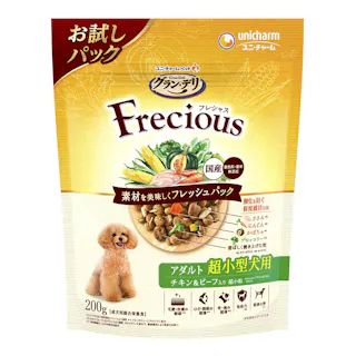 GDフレシャス超小型犬チキン&ビーフ入り 200g