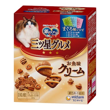 銀のスプーン 三ツ星グルメ お魚味クリーム 3種のアソート まぐろ味レシピ 180g