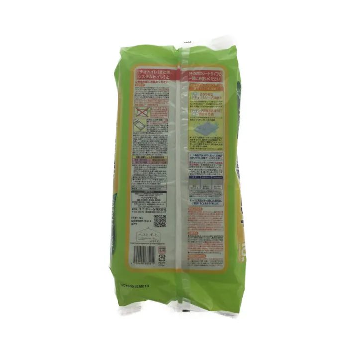 ユニ・チャーム デオトイレ 消臭抗菌シート ナチュラルソープ 10枚