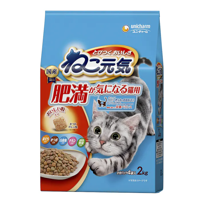 ねこ元気 肥満が気になる猫用 2kg