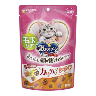 銀のスプーン ハッピークランチ 毛玉ケア シーフード 60g