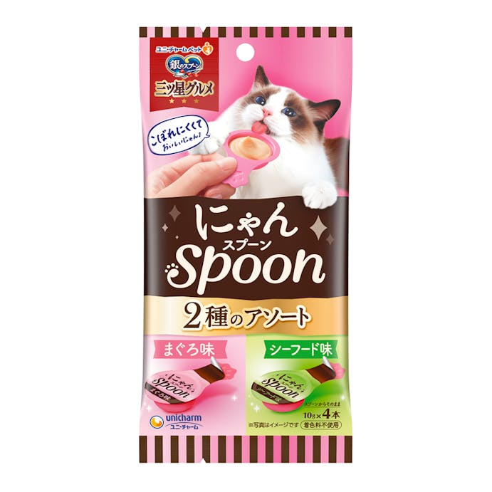 三ツ星にゃんSpoon2種まぐろ＆シーフード40G