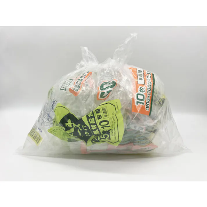 【CAINZ-DASH】ジャパックス 再生原料入りポリ袋90L 半透明 RYC99【別送品】
