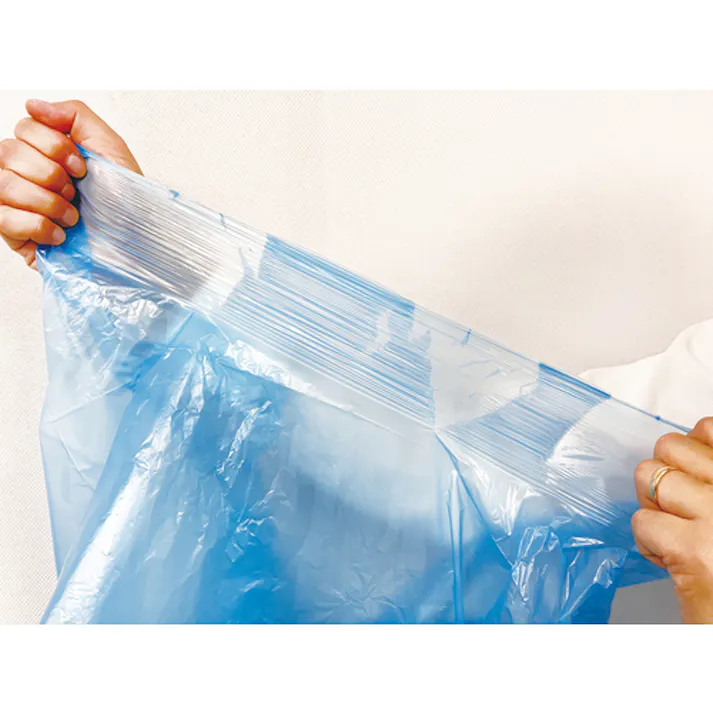 【CAINZ-DASH】ジャパックス 業務用MAX 90L 青 10枚 厚み0.025mm S-91【別送品】