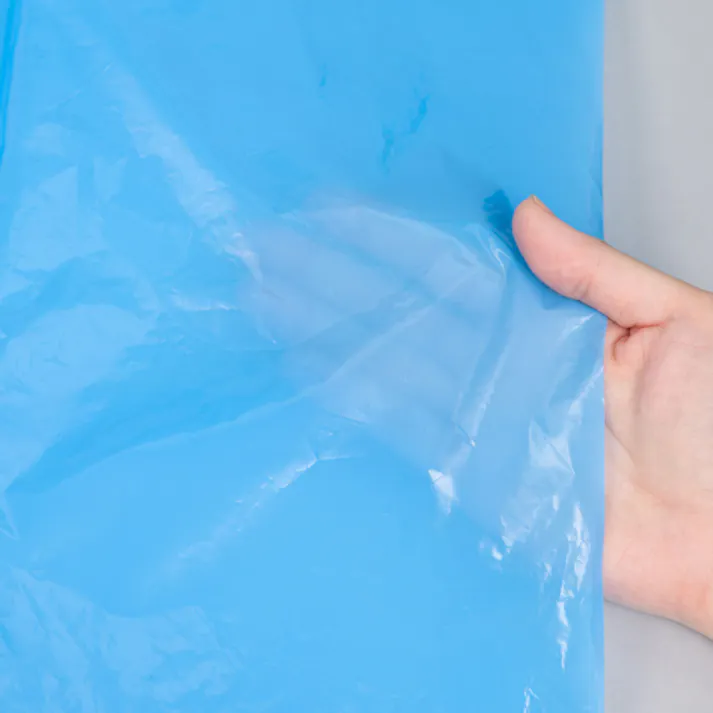 【CAINZ-DASH】ジャパックス メタロセン配合ポリ袋 45L 青 10枚 厚み0.025mm TM41【別送品】