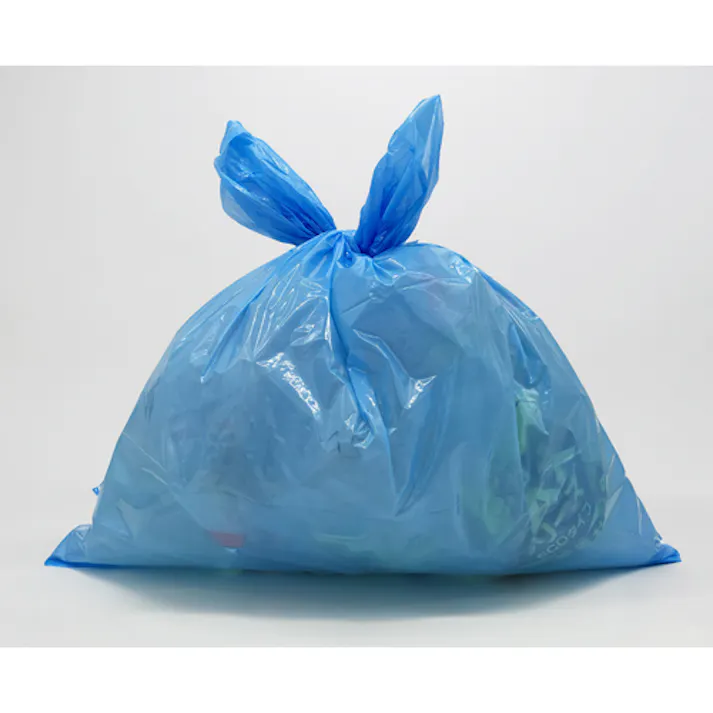 【CAINZ-DASH】ジャパックス メタロセン配合ポリ袋 45L 青 10枚 厚み0.020mm TM46【別送品】