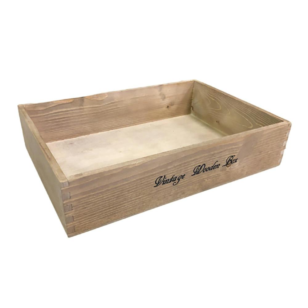 積み重ねできるフリーBOX L ブラウン DIY木工用品 積み重ねできるフリーBOX L ブラウン DIY木工用品