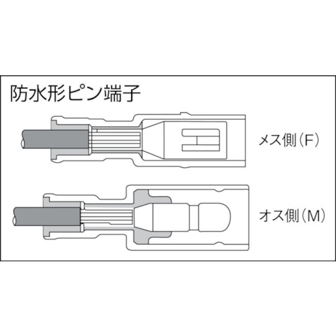 【CAINZ-DASH】ニチフ 防水形ピン端子　メス　（１００個入） PC4009-F-WP【別送品】