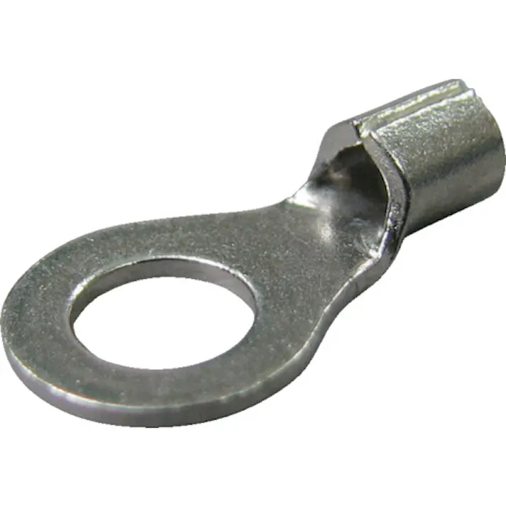【CAINZ-DASH】ニチフ 耐熱端子 (R形)(100P)外寸9.5mmスタッド径4.3mm N 5.5-4【別送品】