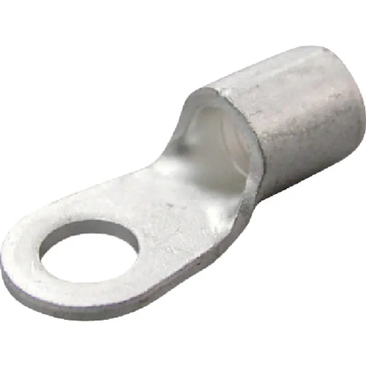 【CAINZ-DASH】ニチフ 裸圧着端子 R形(100P) より線10.52~16.78 外寸16mm スタッド径6.4mm R 14-6L【別送品】