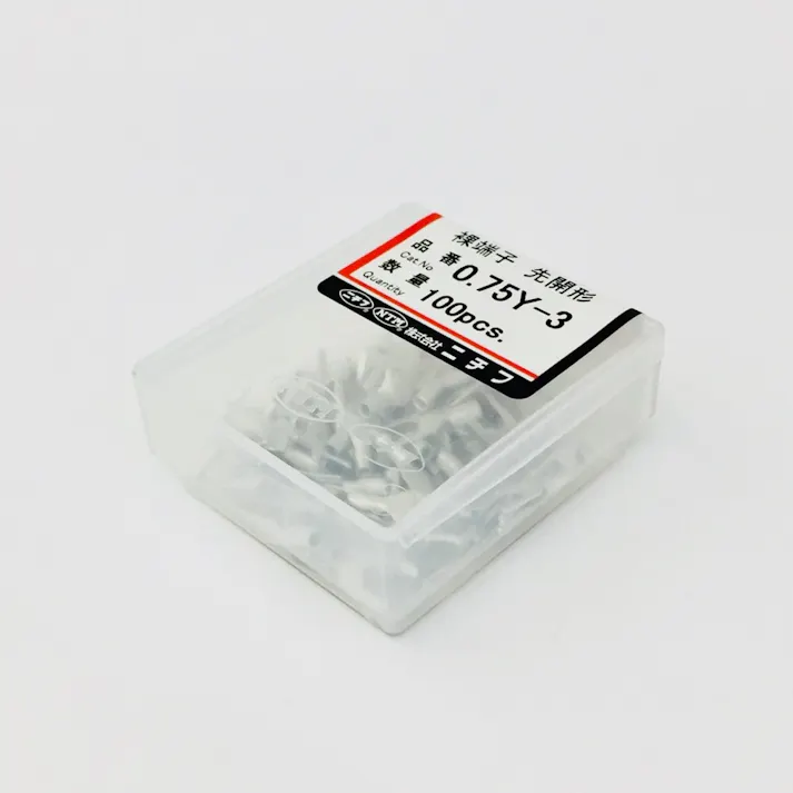 ニチフ 裸端子 Y形 0.75Y-3 100個入