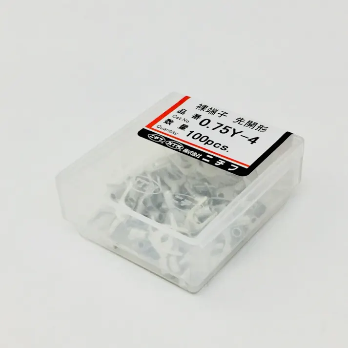 ニチフ 裸端子 Y形 0.75Y-4 100個入