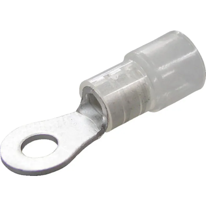 【CAINZ-DASH】ニチフ 環境配慮形絶縁被覆付丸形端子R形(50個入)より線2.63~6.64外寸9.5mmスタッド径4.3mm TMEX 5.5-4-CLR【別送品】