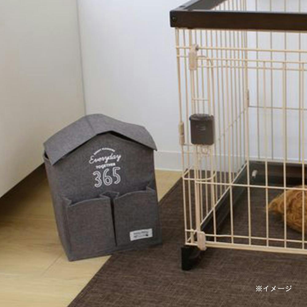サンベルム トイレシーツストッカー グレー | ペットシーツ・犬用