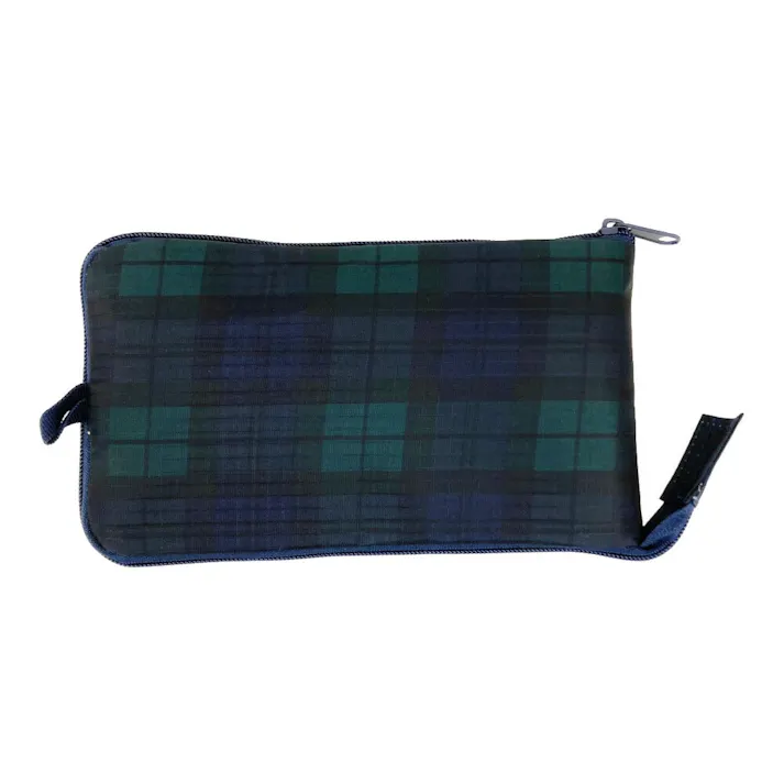 折りたたみトートバッグ キャリーオン可能 TRC0401-57 チェックグリーン