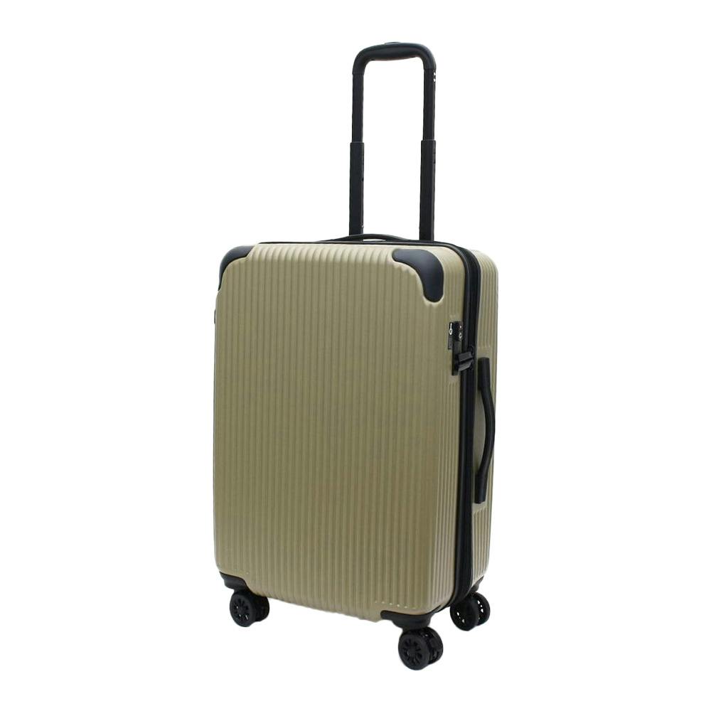 スーツケース（拡張式ジッパーケース） 容量拡張ジッパー 30-39L 3.2kg ベージュ ESC2188(販売終了