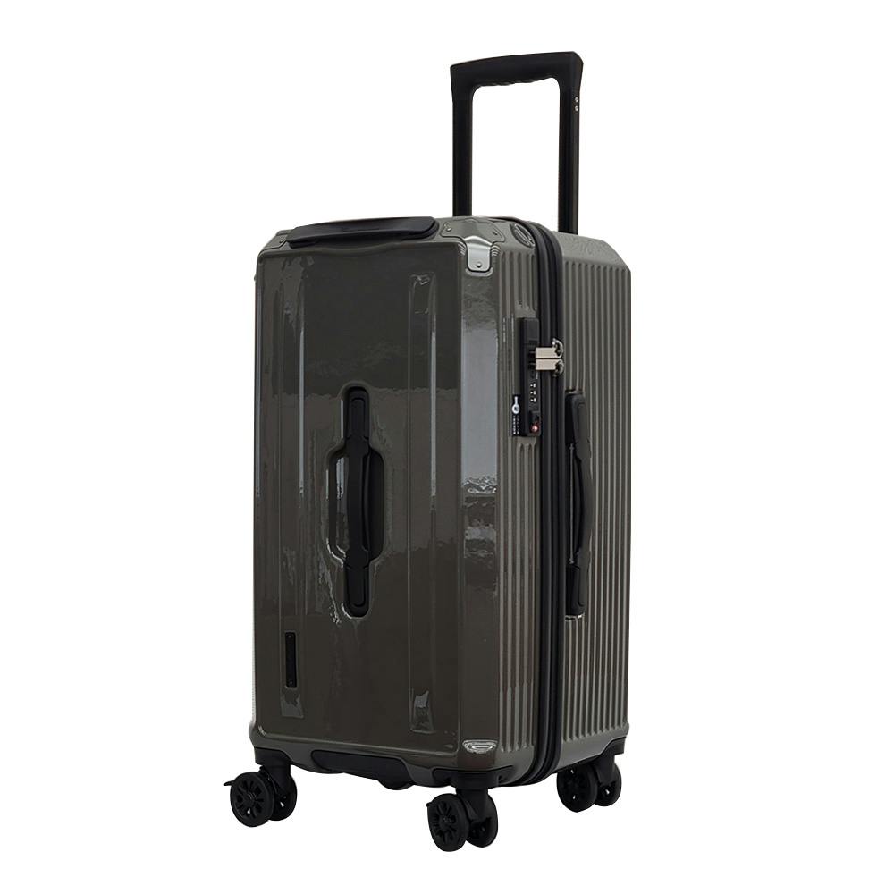 スーツケース ボックスジッパー HPL2307-M 72L ガンメタ キャリーバッグ キャリーケース スーツケース・キャリーケース52L~84L スーツケース ボックスジッパー HPL2307-M 72L ガンメタ キャリーバッグ キャリーケース スーツケース・キャリーケース52L~84L