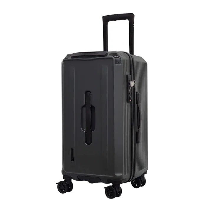 スーツケース ボックスジッパー HPL2307-M 72L オリーブ キャリーバッグ キャリーケース