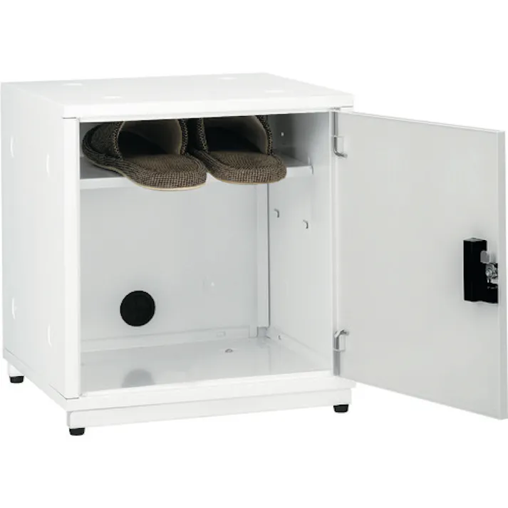 【CAINZ-DASH】アスカ 組立式シューズボックス ホワイト SB800W【別送品】