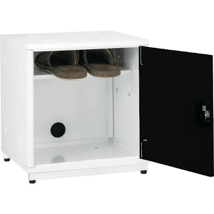 【CAINZ-DASH】アスカ 組立式シューズボックス ブラック SB800BK【別送品】