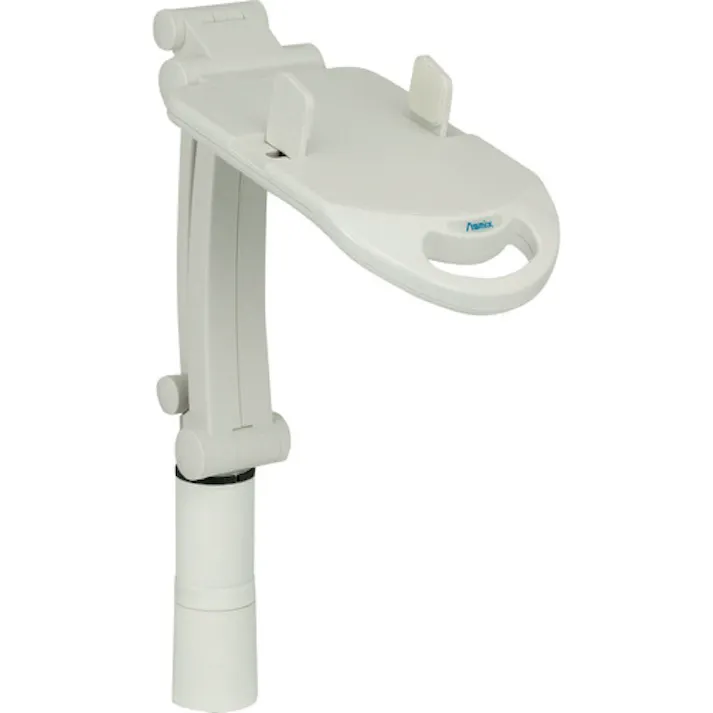 【CAINZ-DASH】アスカ テレホンスタンド フレックス ハイタイプ ホワイト TS9802【別送品】