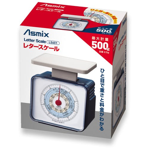 CAINZ-DASH】アスカ レタースケール 秤量５００Ｇ LS601【別送品