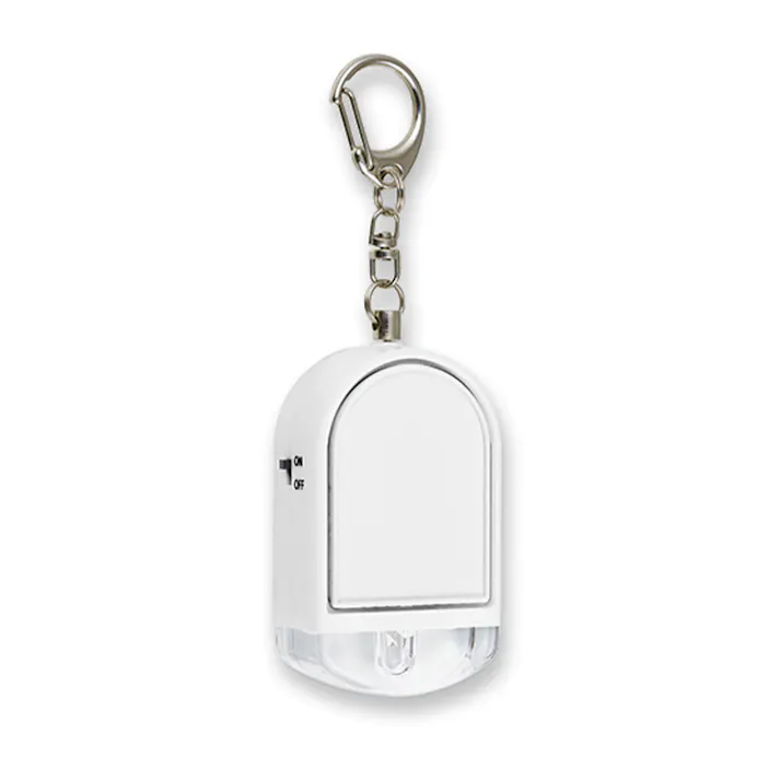 アスカ ライトつき防犯ブザー ホワイト GE085W