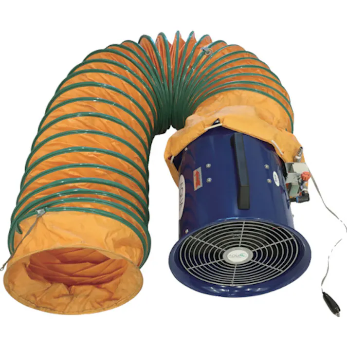 【CAINZ-DASH】アクアシステム 無給油エアモーター式 軸流型 送風機 (アルミハネ30cm) AFR-12NL【別送品】