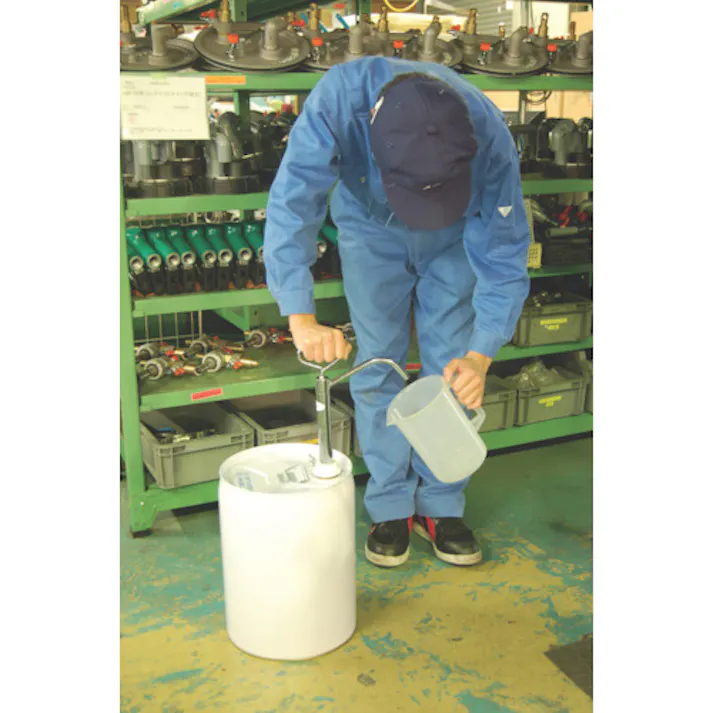 【CAINZ-DASH】アクアシステム 灯油・オイル用ペール・一斗缶専用手動ポンプ 40mmタイプ P-S【別送品】