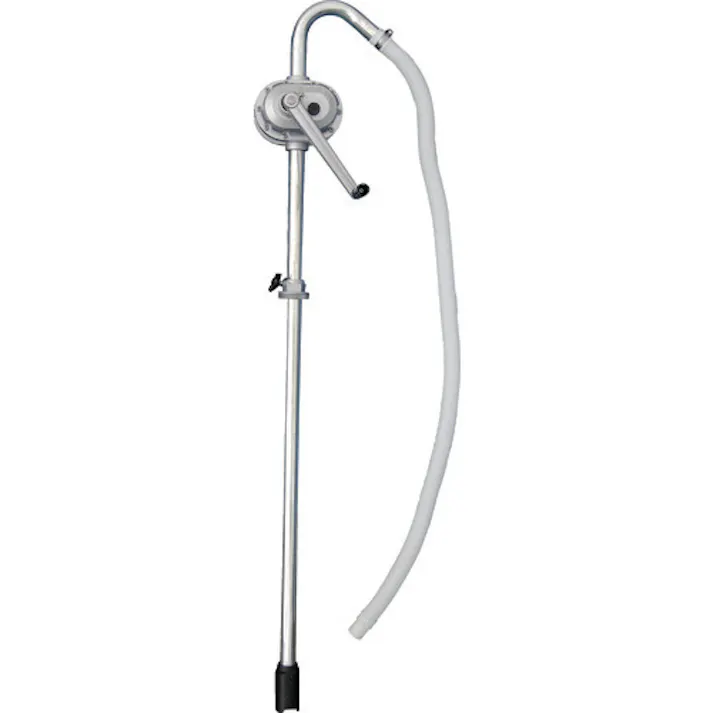 【CAINZ-DASH】アクアシステム 大容量手廻しドラムポンプ (灯油・オイル) 1L/回転 HF-1000【別送品】