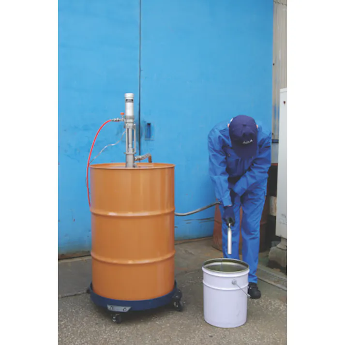 【CAINZ-DASH】アクアシステム 高粘度用エアピストン式ドラムポンプ オイル 油 PST-20G【別送品】