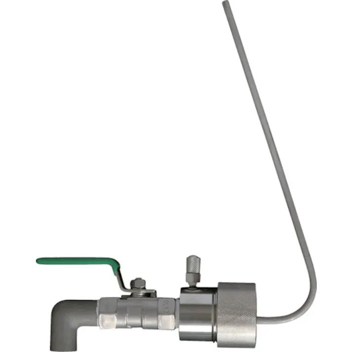 【CAINZ-DASH】アクアシステム ペール缶用SUS製コック (油・オイル)50mmタイプ SP-50P【別送品】