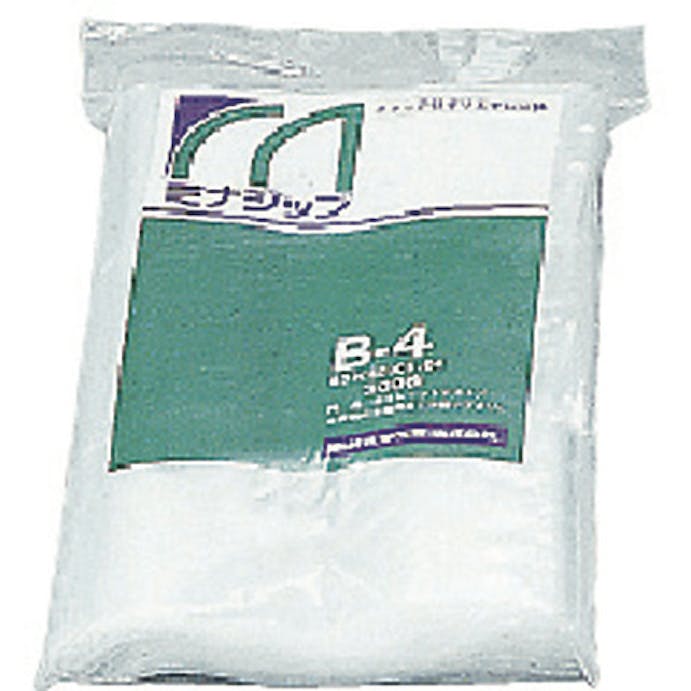 【CAINZ-DASH】酒井化学工業 チャック付ポリエチレン袋　「ミナジップ」Ａ－４　（３００枚入） MZA-4【別送品】