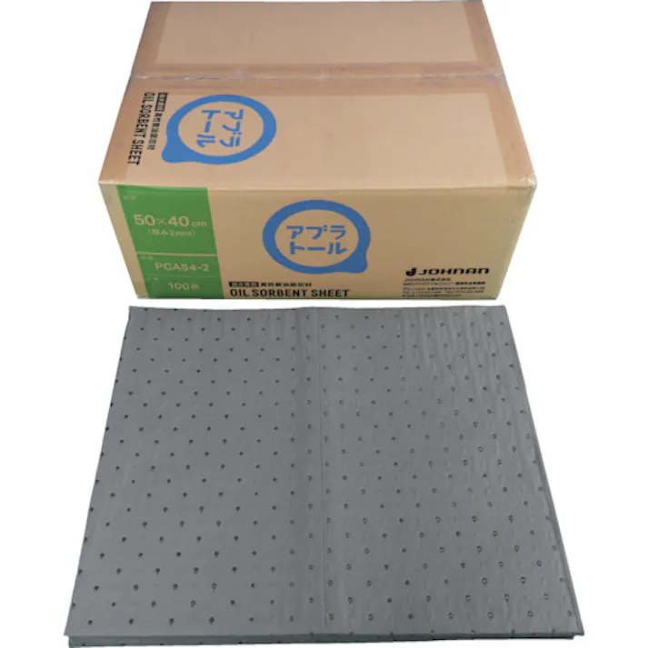 【CAINZ-DASH】JOHNAN 油吸収材 アブラトール シート 50×40×0.2cm 100枚入 PCA54-2【別送品】