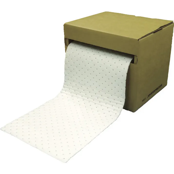 【CAINZ-DASH】JOHNAN 油吸収材 アブラトール ロールディスペンサーボックス付き PCR40【別送品】