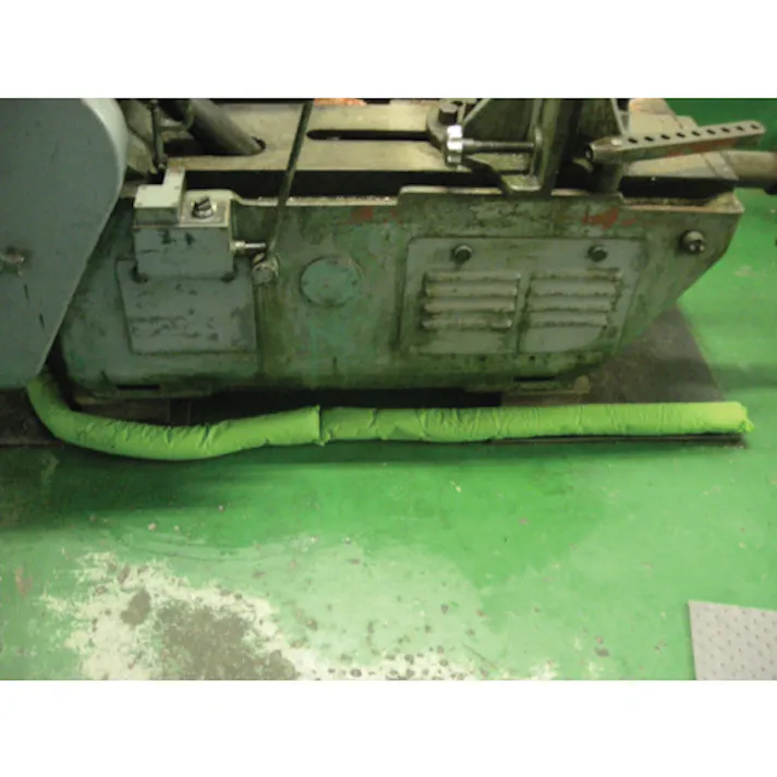 【CAINZ-DASH】JOHNAN 油吸収材 アブラトール チューブ Φ6.6×100cm グリーン YT-100G【別送品】