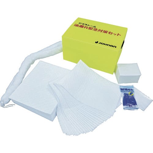 JOHNAN 吸収材キット 油吸収材 アブラトール 緊急対策セットD 油吸収量50L D-1 吸収材キット JOHNAN 吸収材キット 油吸収材 アブラトール 緊急対策セットD 油吸収量50L D-1 吸収材キット