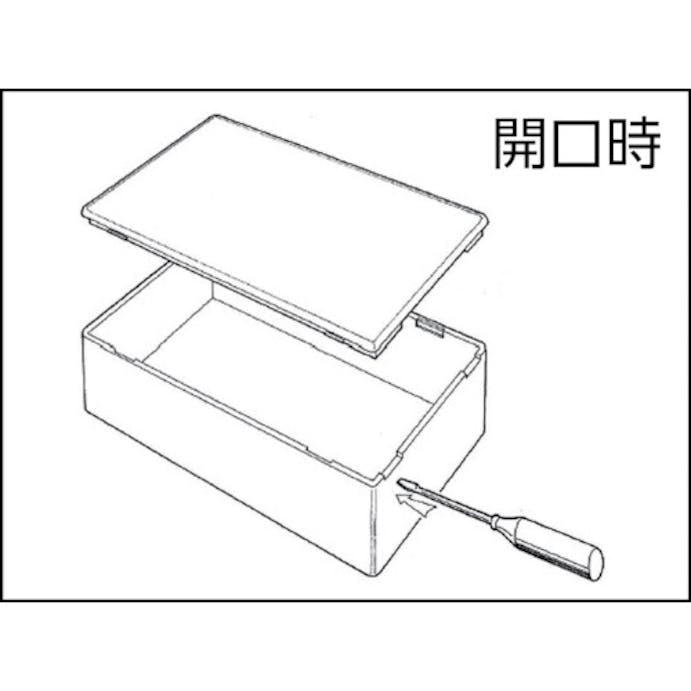 【CAINZ-DASH】テイシン電機 プラスチックケース　ブラック　３０Ｘ５０Ｘ２０ TB-50-B【別送品】