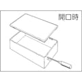 【CAINZ-DASH】テイシン電機 プラスチックケース　ブラック　６０Ｘ１０５Ｘ３５ TB-53-B【別送品】