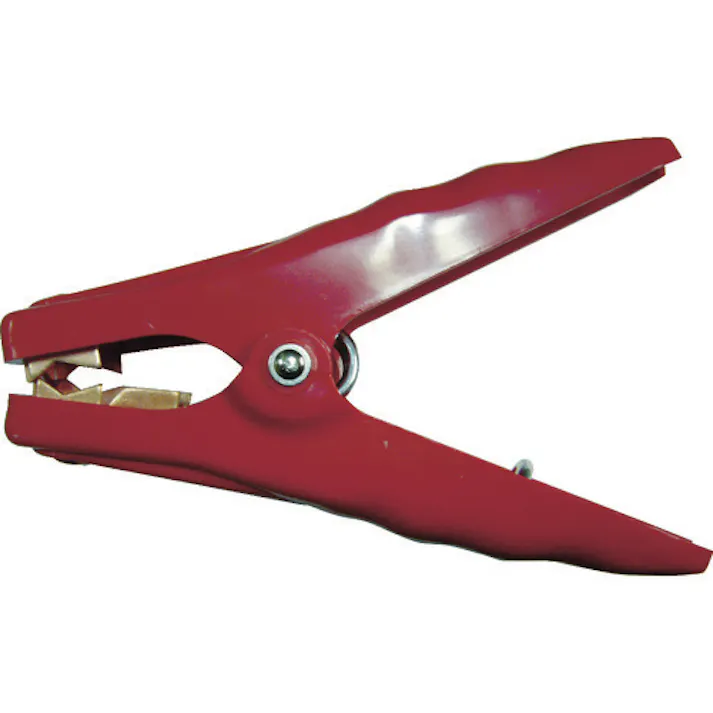 【CAINZ-DASH】テイシン電機 ヒッポークリップ C-651 定格100A 赤 (1個=1PK) C-651-R【別送品】