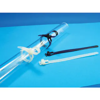 【CAINZ-DASH】エスジー工業 フックリピートタイ (標準タイプ) 乳白色 7.4×100mm SG-FR100【別送品】