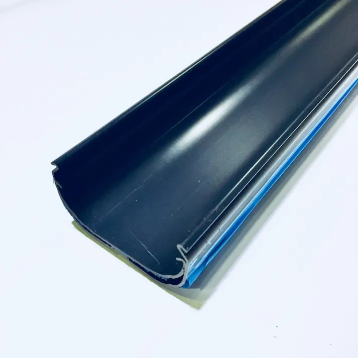 関東器材 エアコン配管化粧カバー 直管2m ブラウン KD-77BR