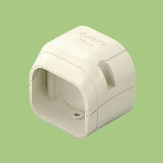 関東器材 エアコン配管化粧カバー 端末カバー KTC-75I