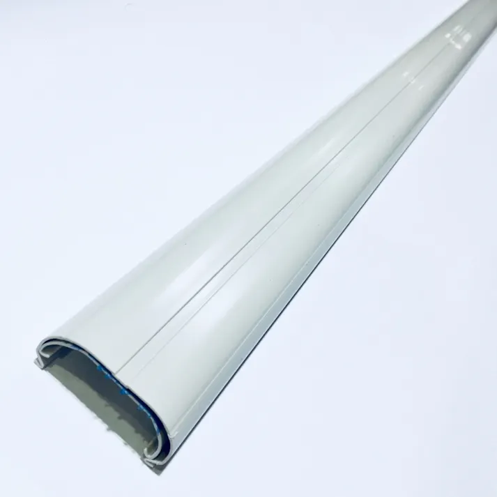 関東器材 配管化粧カバー 直管2m 70タイプ アイボリー KD-70-I