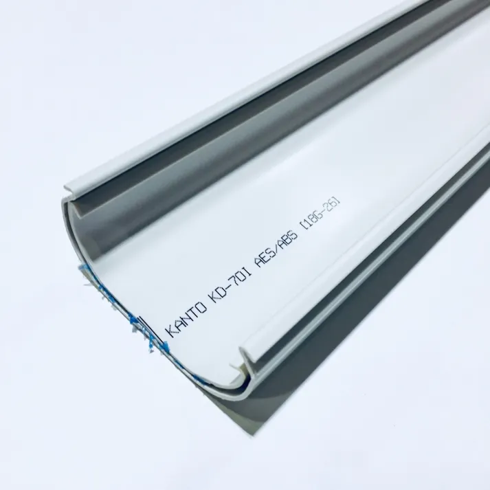 関東器材 配管化粧カバー 直管2m 70タイプ アイボリー KD-70-I