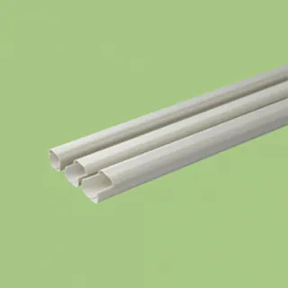 関東器材 配管化粧カバー 直管2m 70タイプ ブラウン KD-70-BR