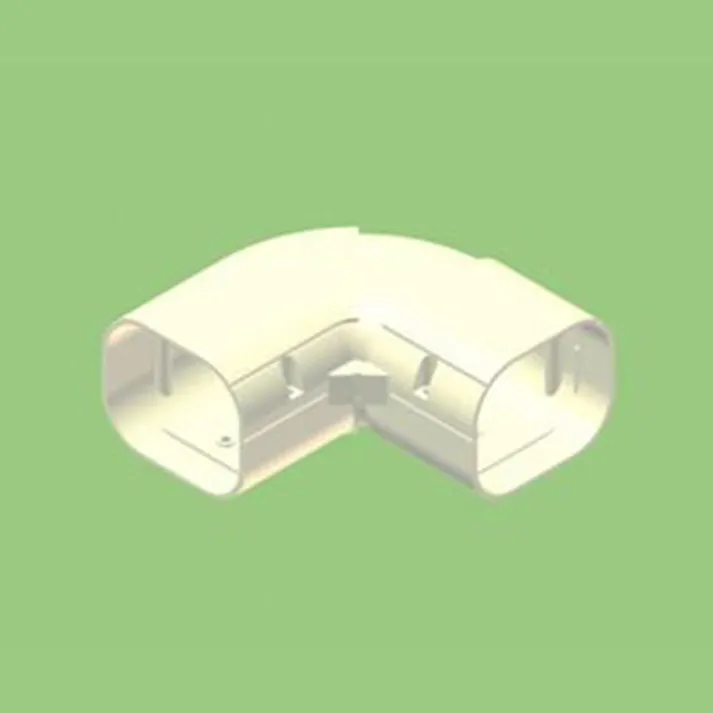 関東器材 配管化粧カバー 角度自在用コーナー アイボリー KCZ-75-I